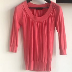 The Limited coral 3/4 sleeve sweater XS